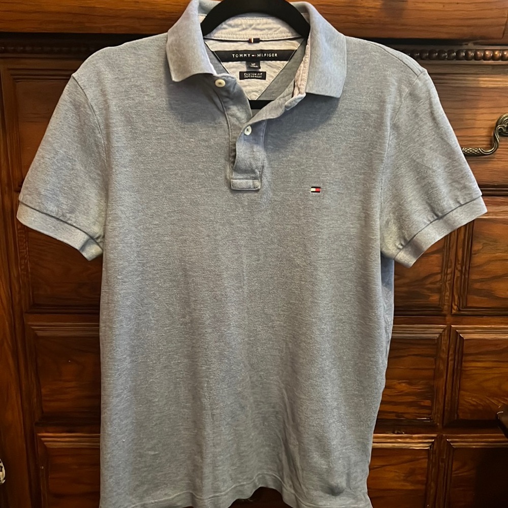 Tommy Hilfiger Small light blue Polo
